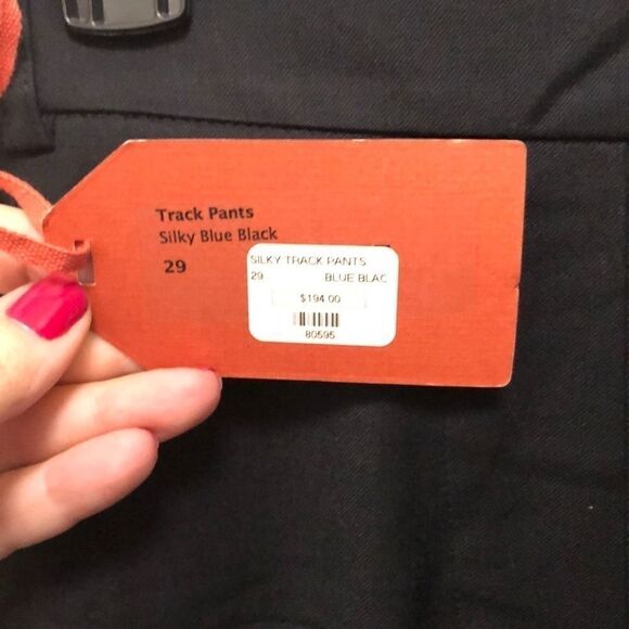 James Jeans Silky Black Track Pants, Size 29 - Picture 4 of 8
